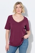 T-Shirt, Spitze, Classic, V-Ausschnitt, Halbarm