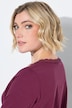 T-Shirt, Spitze, Classic, V-Ausschnitt, Halbarm