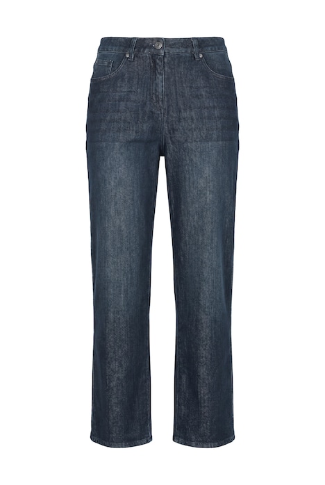 Jeans Mary, weites Bein, Stretchdenim, Komfortbund