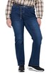 Jeans Marie, Bootcut, Lederoptik-Gürtel, Komfortbund