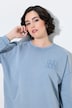 Sweatshirt, Leo Love, Oversized, Rundhals, Langarm