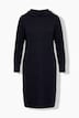 Long Sleeve Hooded Sweatshirt Dress