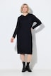 Long Sleeve Hooded Sweatshirt Dress