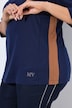 Shirt, sierstrepen, ronde hals, 3/4-mouwen, modalmix