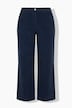 Corduroy broek Mary, wijde pijpen, comfortabele tailleband