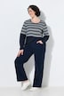 Corduroy broek Mary, wijde pijpen, comfortabele tailleband