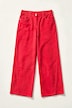 Corduroy broek Mary, wijde pijpen, comfortabele tailleband