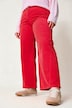 Corduroy broek Mary, wijde pijpen, comfortabele tailleband