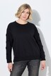 Sweater, Herz-Stickerei, Rundhalsausschnitt, Langarm