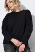Sweater, Herz-Stickerei, Rundhalsausschnitt, Langarm