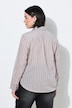 Bluse, Streifen, Hemdkragen, Langarm