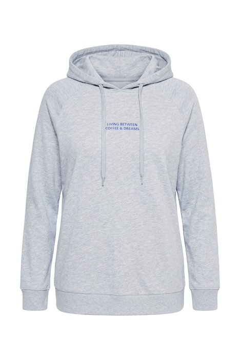 Hoodie, Rückendruck, Kapuze, Raglan-Langarm