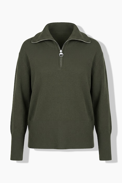 Pullover, Strick, Troyerkragen, Langarm