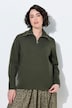 Pullover, Strick, Troyerkragen, Langarm