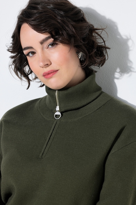 Pullover, Strick, Troyerkragen, Langarm