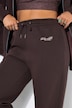 Pantalon de jogging, jambes larges, molleton, taille élastique avec cordon de serrage coulissant sous tunnel