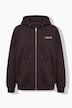 Sweatjacke, oversized. Kapuze