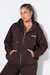 Sweatjacke, oversized. Kapuze