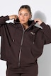 Sweatjacke, oversized. Kapuze