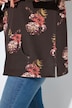 Sweater, Blüten, A-Linie, Stehkragen, Langarm