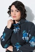Sweater, Blüten, A-Linie, Stehkragen, Langarm