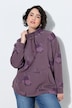 Sweater, Blüten, A-Linie, Stehkragen, Langarm