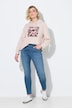 Jeans Sarah, Wascheffekte, schmales Bein, Komfortbund