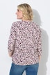 Shirt, Leomuster, A-Linie, Rundhals, 3/4-Arm