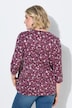 Shirt, Leomuster, A-Linie, Rundhals, 3/4-Arm