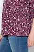 Shirt, Leomuster, A-Linie, Rundhals, 3/4-Arm