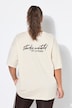 T-shirts oversize, grand message dans le dos, manches mi-hauteur