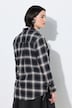 Plaid Long Sleeve Flannel Blouse