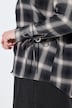 Plaid Long Sleeve Flannel Blouse