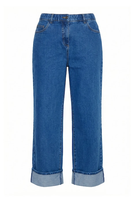 Jeans Mary, Umschlag, weites Bein, Komfortbund