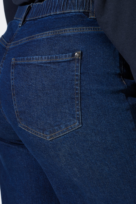 Jeans Mary, Umschlag, weites Bein, Komfortbund