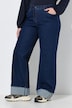 Jeans Mary, Umschlag, weites Bein, Komfortbund