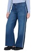 Jeans Mary, Seitenstreifen, weites Bein, Komfortbund