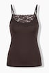 Lingerietop, kant, slim fit, spaghettibandjes