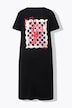 Robe midi en jersey, coupe Straight Fit, imprimé homard avec perles fantaisie