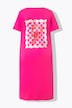 Robe midi en jersey, coupe Straight Fit, imprimé homard avec perles fantaisie