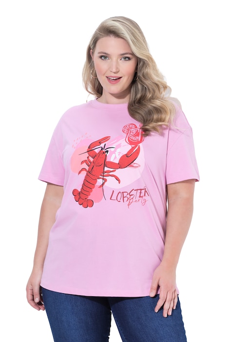 Tričko, boxy střih, motiv humra, krátké rukávy