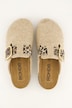 Rohde Filz-Clogs, Zierschnalle, Memory-Fußbett, Weite G