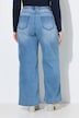 Jeans Mary, Stickerei, extraweites Bein, Komfortbund