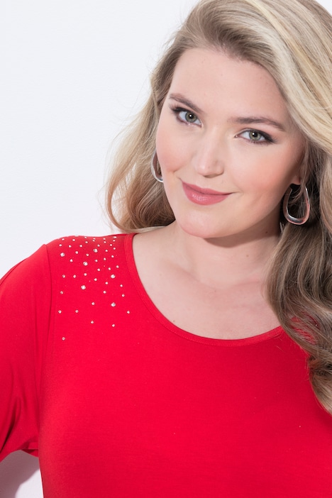 T-shirt, comfort fit, mouw met cut-outs