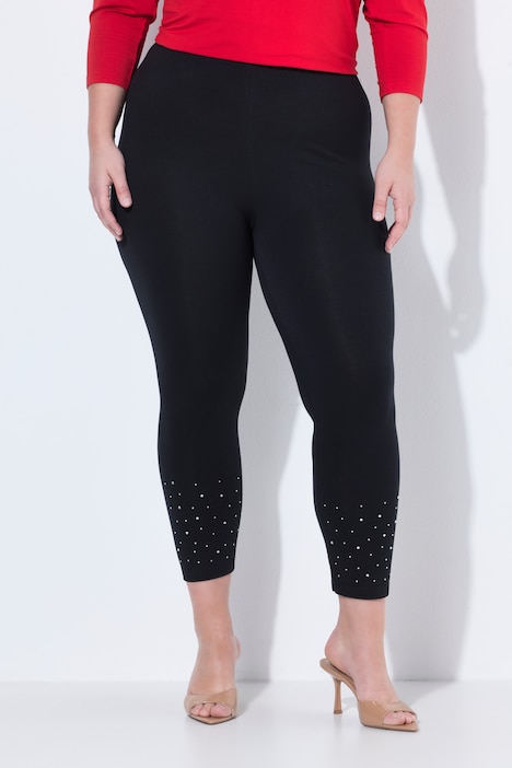 Leggings, Skinny Fit, Glitzersteinchen