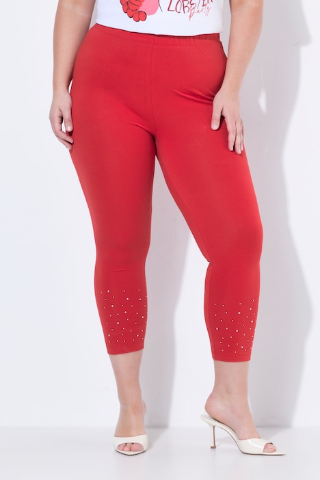 Leggings, Skinny Fit, Glitrsteinchen