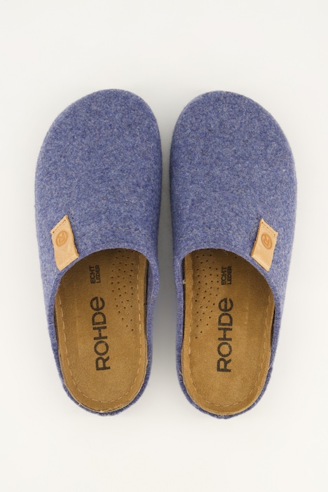 Rohde Filz-Clogs, Memory-Fußbett, Weite G