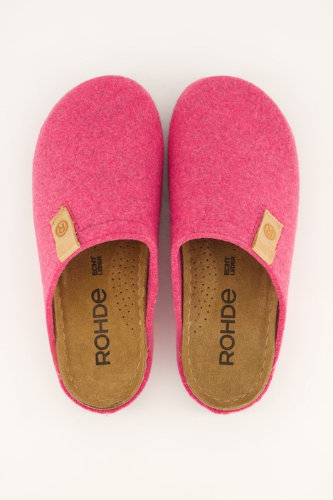 Rohde Filz-Clogs, Memory-Fußbett, Weite G