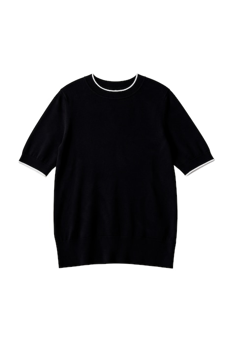 Jacquard-Pullover, Classic Fit, Jacquardstrick, Halbarm