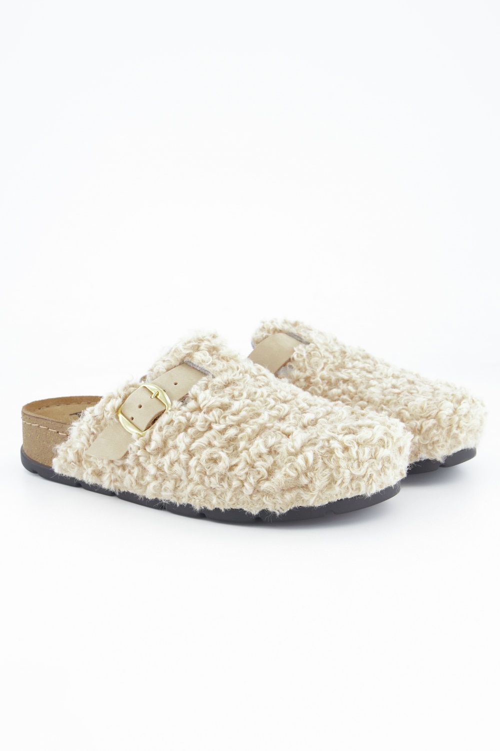Rohde Plüsch-Clogs, Memory-Fussbett, Weite G